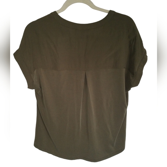Chelse 28 Ssleeveless Top Modal Blend Olive Green Size Small - Picture 2 of 10